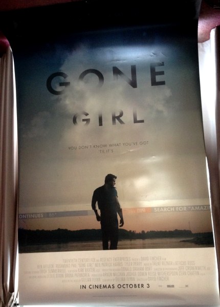 Cinema Banner: GONE GIRL 2014 Ben Affleck Rosamund Pike Neil Patrick Harris