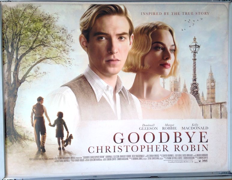 Cinema Poster: GOODBYE CHRISTOPHER ROBIN 2017 (Quad) Domhnall Gleeson