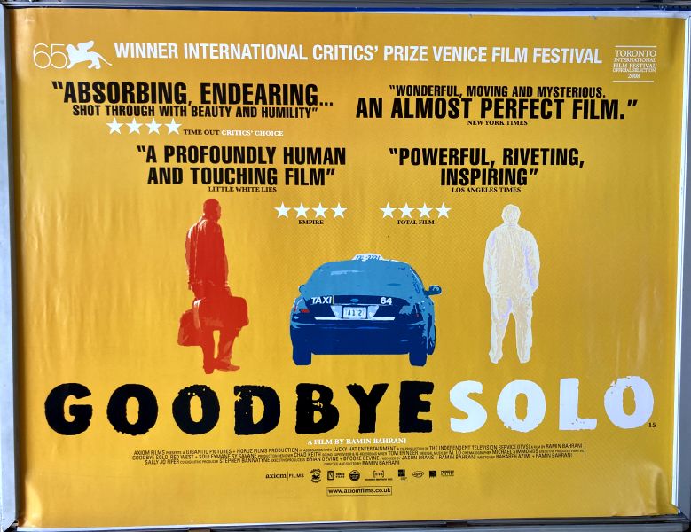 Cinema Poster: GOODBYE SOLO 2008 (Quad) Souleymane Sy Savane Red West Ramin Bahrani Cinema Poster: GOODBYE SOLO 2008 (Quad) Souleymane Sy Savane Red West Ramin Bahrani