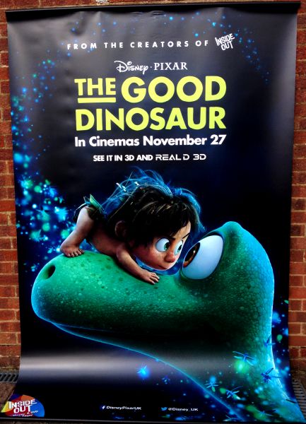 Cinema Banner: GOOD DINOSAUR, THE 2015 (Eyes) Jeffrey Wright Frances McDormand