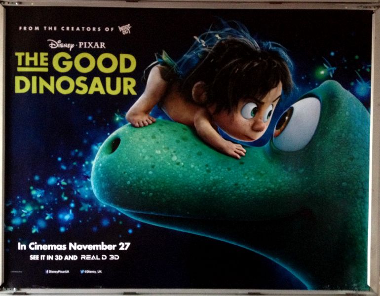 Cinema Poster: GOOD DINOSAUR, THE 2015 ('On Nose' Quad) Jeffrey Wright Frances McDormand
