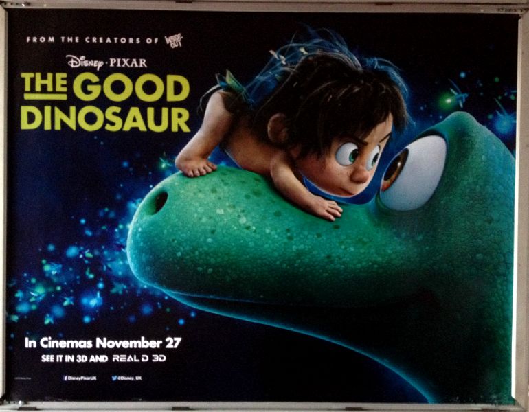 Cinema Poster: GOOD DINOSAUR, THE 2015 ('On Nose' Quad) Jeffrey Wright Frances McDormand