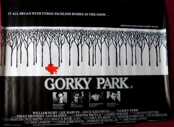 GORKY PARK: UK Quad Film Poster GORKY PARK: UK Quad Film Poster