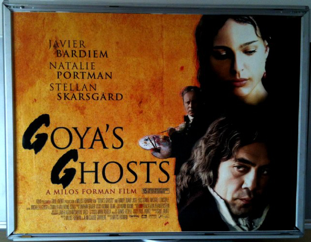 GOYA'S GHOSTS: Version 1 UK Quad Film Poster