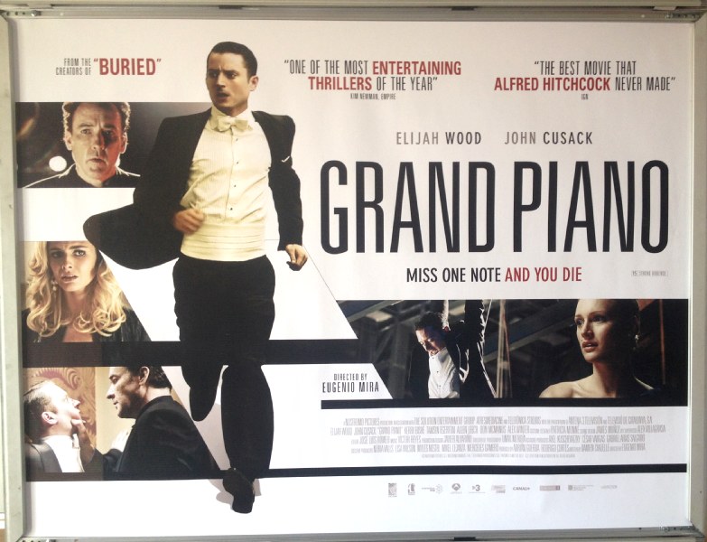 Cinema Poster: GRAND PIANO 2014 (Quad) Elijah Wood John Cusack Kerry Bishé