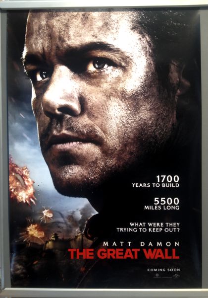 Cinema Poster: GREAT WALL, THE 2017 (Advance One Sheet) Matt Damon Tian Jing Willem Dafoe Cinema Poster: GREAT WALL, THE 2017 (Advance One Sheet) Matt Damon Tian Jing Willem Dafoe