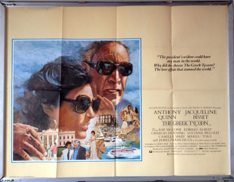 Cinema Poster: GREEK TYCOON, THE 1978 (Quad) Anthony Quinn Jacqueline Bisset