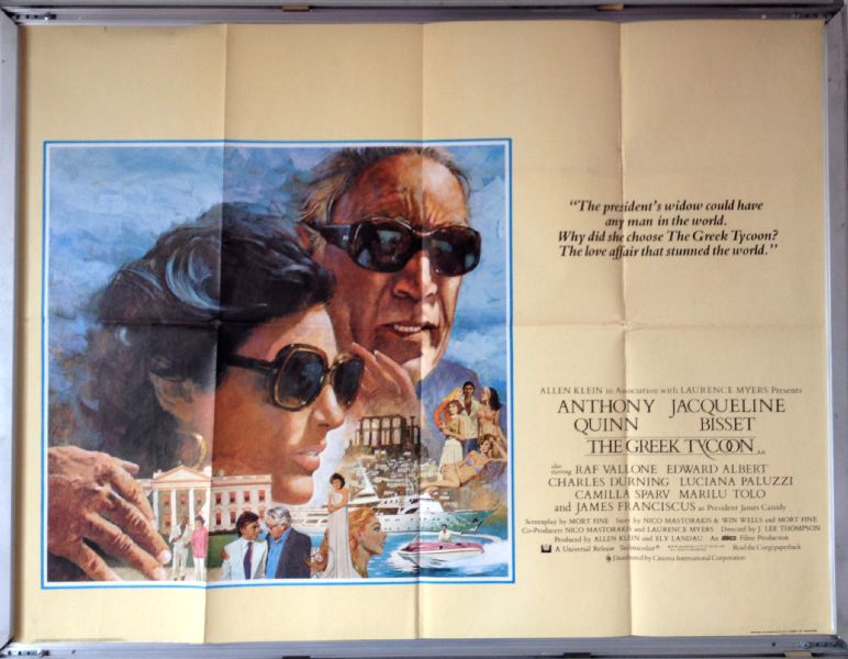 Cinema Poster: GREEK TYCOON, THE 1978 (Quad) Anthony Quinn Jacqueline Bisset Cinema Poster: GREEK TYCOON, THE 1978 (Quad) Anthony Quinn Jacqueline Bisset