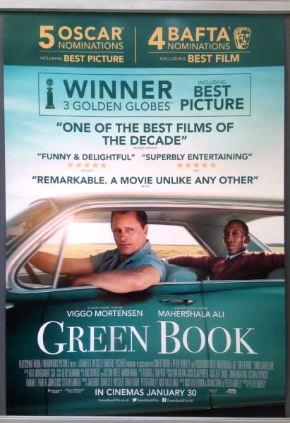 Cinema Poster: GREEN BOOK 2019 (Awards One Sheet) Viggo Mortensen Mahershala Ali Cinema Poster: GREEN BOOK 2019 (Awards One Sheet) Viggo Mortensen Mahershala Ali