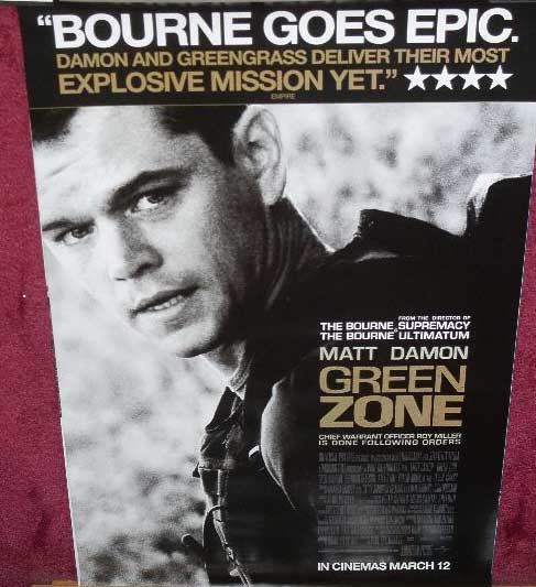 GREEN ZONE: Main One Sheet Film Poster