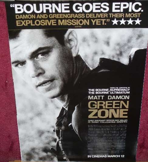 GREEN ZONE: Main One Sheet Film Poster GREEN ZONE: Main One Sheet Film Poster