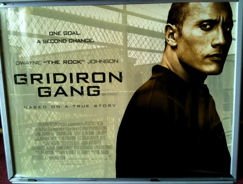 GRIDIRON GANG: Main UK Quad Film Poster