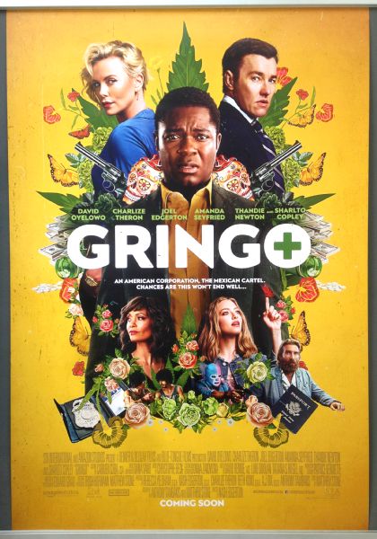 Cinema Poster: GRINGO 2018 (One Sheet) Joel Edgerton Charlize Theron David Oyelowo 