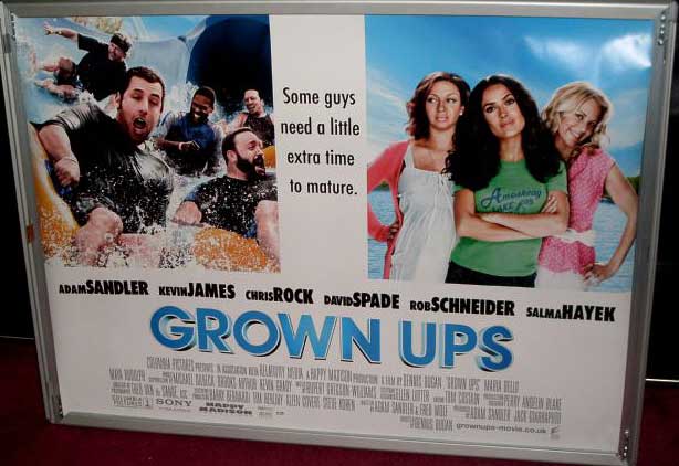 GROWN UPS: Main UK Quad Film Poster