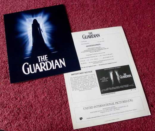 GUARDIAN, THE: Promotional Foldout and Insert