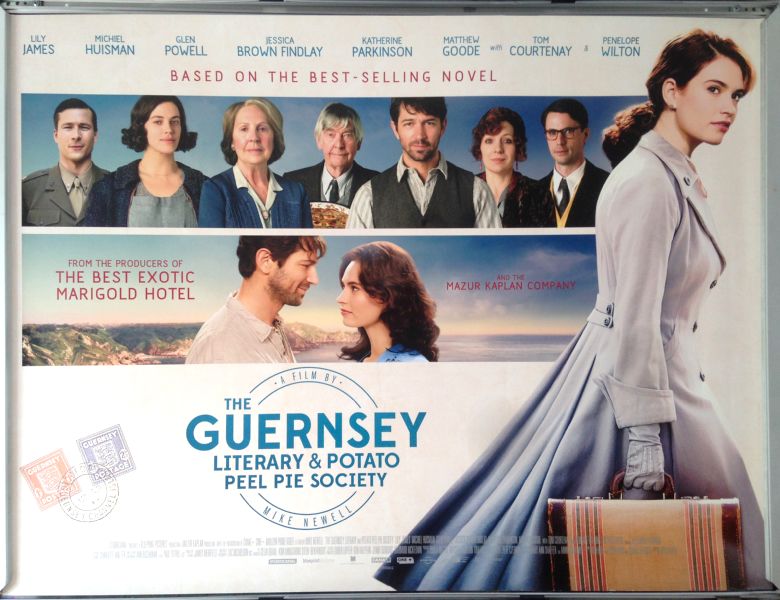 Cinema Poster: GUERNSEY LITERARY AND POTATO PEEL PIE SOCIETY 2018 (Quad) Cinema Poster: GUERNSEY LITERARY AND POTATO PEEL PIE SOCIETY 2018 (Quad)