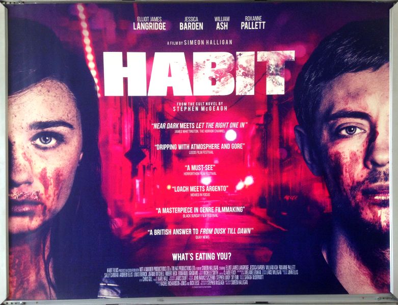 Cinema Poster: HABIT 2018 (Quad) Jessica Barden Roxanne Pallett William Ash Cinema Poster: HABIT 2018 (Quad) Jessica Barden Roxanne Pallett William Ash