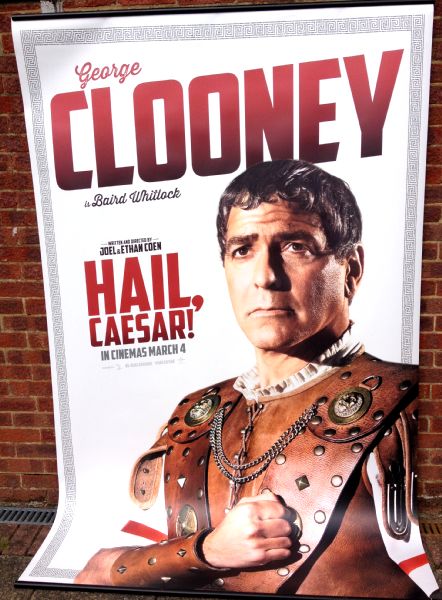 Cinema Banner: HAIL, CAESER! 2016 (Eddie & Baird) Josh Brolin George Clooney Cinema Banner: HAIL, CAESER! 2016 (Eddie & Baird) Josh Brolin George Clooney
