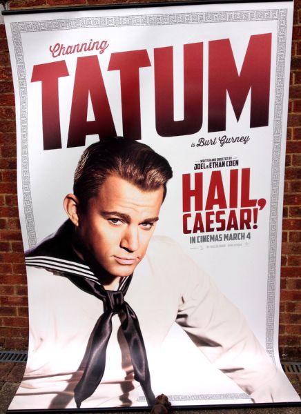 Cinema Banner: HAIL, CAESER! 2016 (Burt & DeeAnna) Channing Tatum S. Johansson