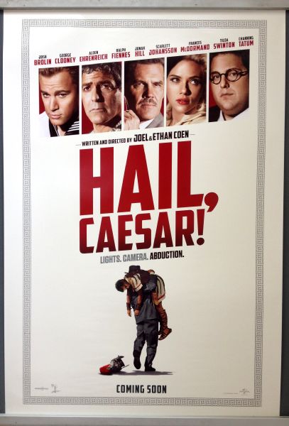 Cinema Poster: HAIL, CAESER! 2016 (One Sheet) Josh Brolin George Clooney Jonah Hill