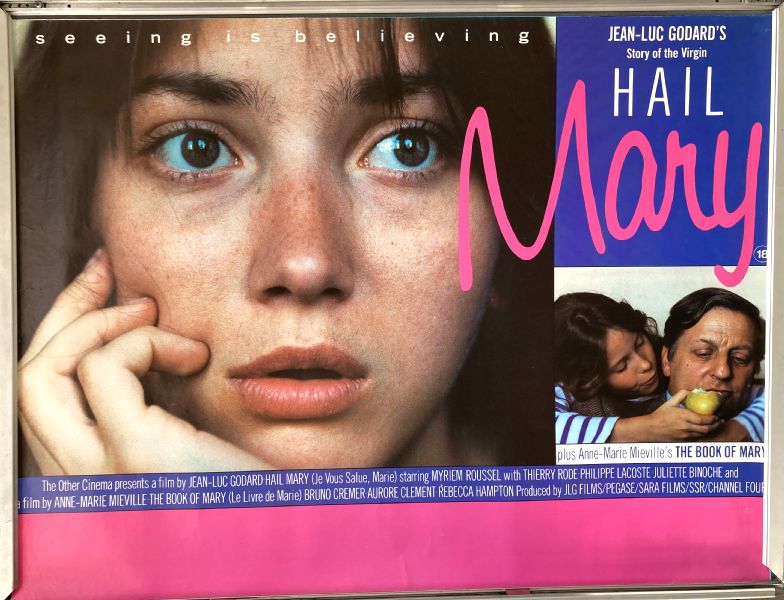 Cinema Poster: HAIL MARY aka Je vous salue, Marie 1985 (Quad) Jean-Luc Godard
