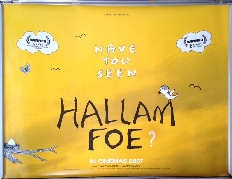 Cinema Poster: HALLAM FOE 2007 (Advance Quad) Jamie Bell Ruth Milne