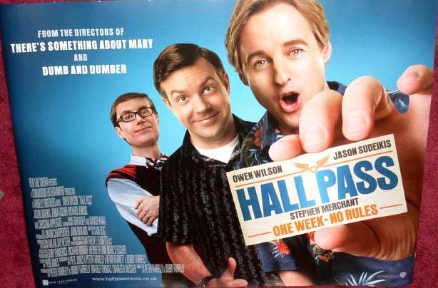 HALL PASS: UK Quad Film Poster