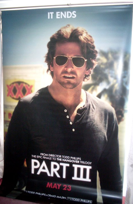HANGOVER PART III, THE: Bradley Cooper/Phil Cinema Banner