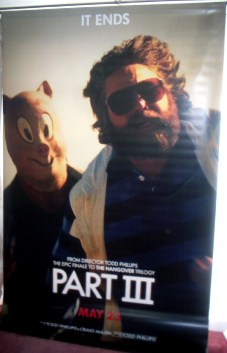 HANGOVER PART III, THE: Zach Galifianakis/Alan Cinema Banner HANGOVER PART III, THE: Zach Galifianakis/Alan Cinema Banner