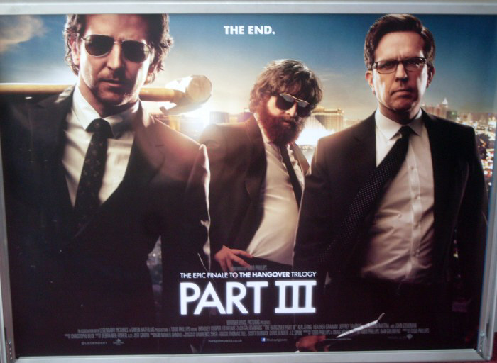 HANGOVER PART III, THE: UK Quad Film Poster