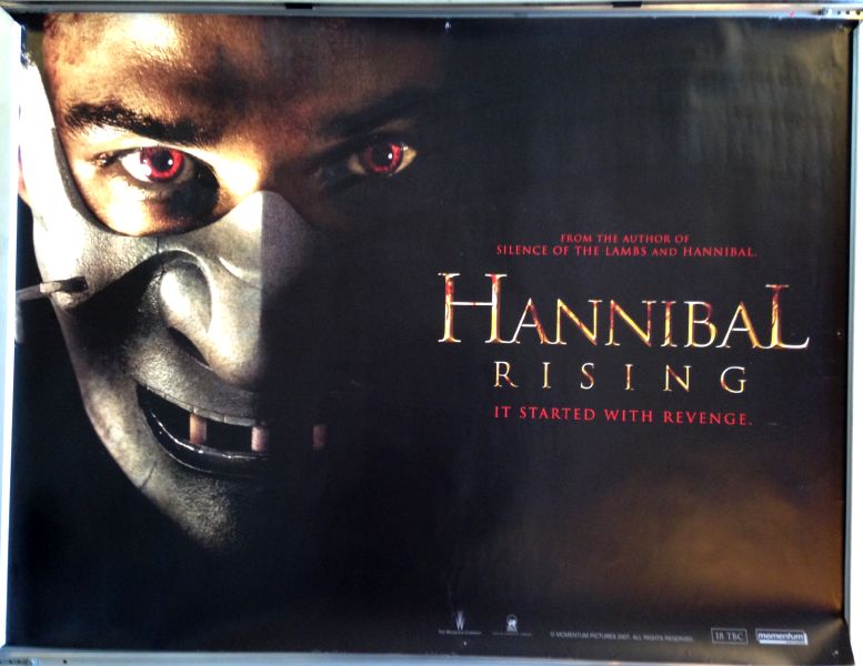 Cinema Poster: HANNIBAL RISING 2007 (Advance Quad) Gaspard Ulliel Li Gong