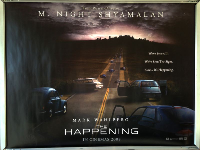 Cinema Poster: HAPPENING, THE 2008 (Advance Quad) Mark Wahlberg