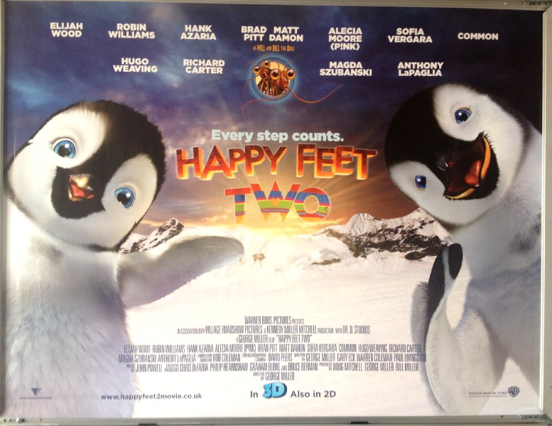 HAPPY FEET TWO: Main UK Quad Film Poster