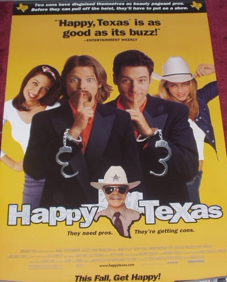 HAPPY TEXAS: US One Sheet Film Poster HAPPY TEXAS: US One Sheet Film Poster