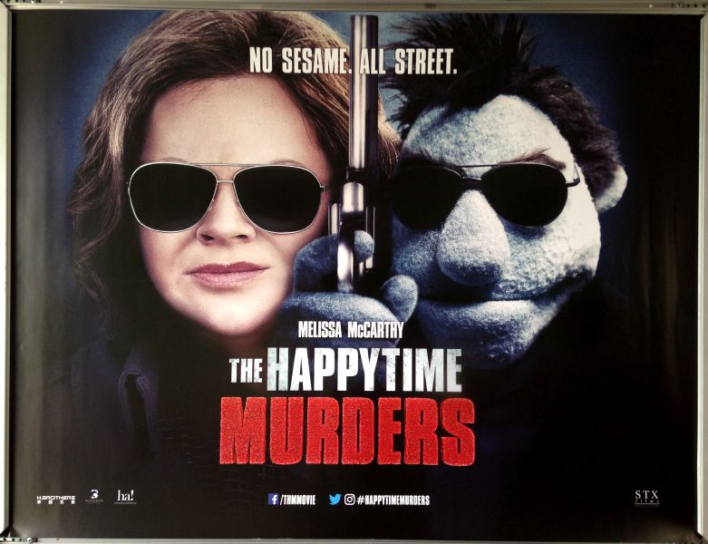 Cinema Poster: HAPPYTIME MURDERS, THE 2018 (Faces Quad) Melissa McCarthy