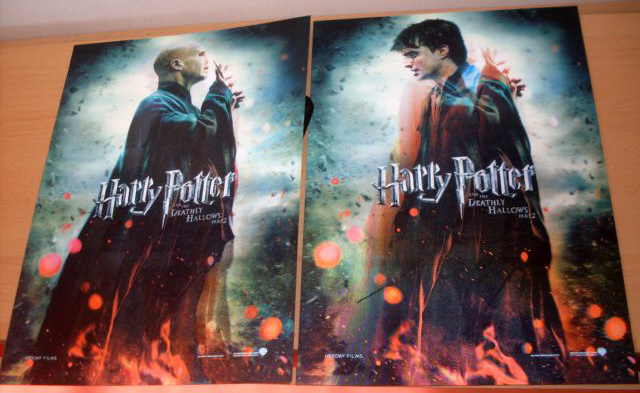 HARRY POTTER AND THE DEATHLY HALLOWS PART 2: Lenticular Promo Poster HARRY POTTER AND THE DEATHLY HALLOWS PART 2: Lenticular Promo Poster