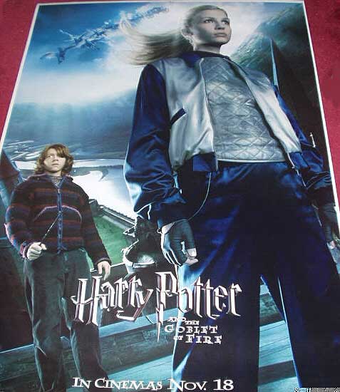 HARRY POTTER AND THE GOBLET OF FIRE: Fleur Delacourt and Ron Weasley - Bus Shelter/Adshell Film Poster
