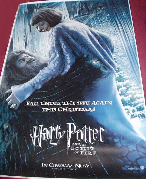 HARRY POTTER AND THE GOBLET OF FIRE: Hagrid and Olympe Maxime at Ball - Bus Shelter/Adshell Film Poster