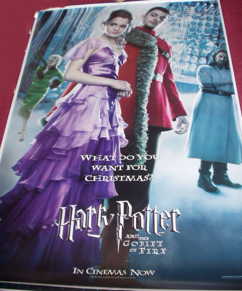 HARRY POTTER AND THE GOBLET OF FIRE: Hermione and Viktor at Ball - Bus Shelter/Adshell Film Poster