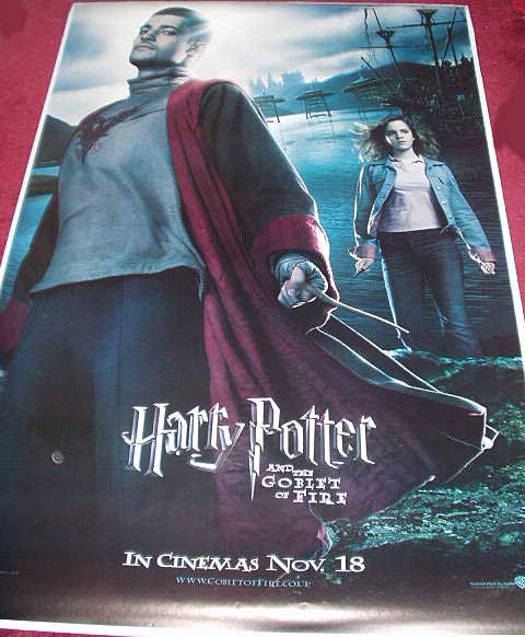 HARRY POTTER AND THE GOBLET OF FIRE: Viktor Krum and Hermione - Bus Shelter/Adshell Film Poster