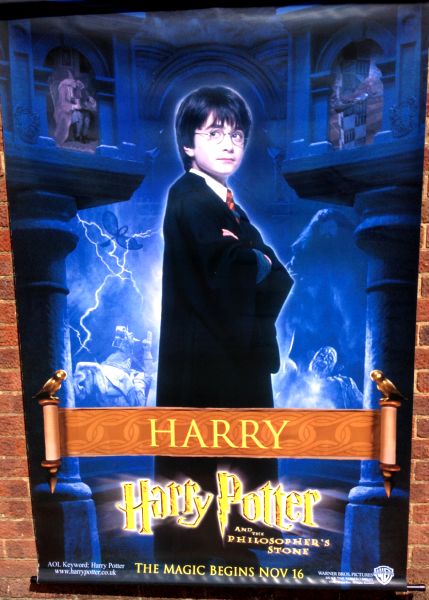 Cinema Banner: HARRY POTTER AND THE PHILOSOPHER'S STONE (Harry Potter) Daniel Radcliffe