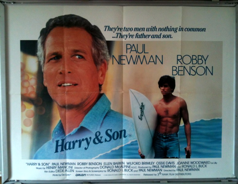 Cinema Poster: HARRY & SON 1984 (QUAD) Paul Newman Robby Benson Ellen Barkin