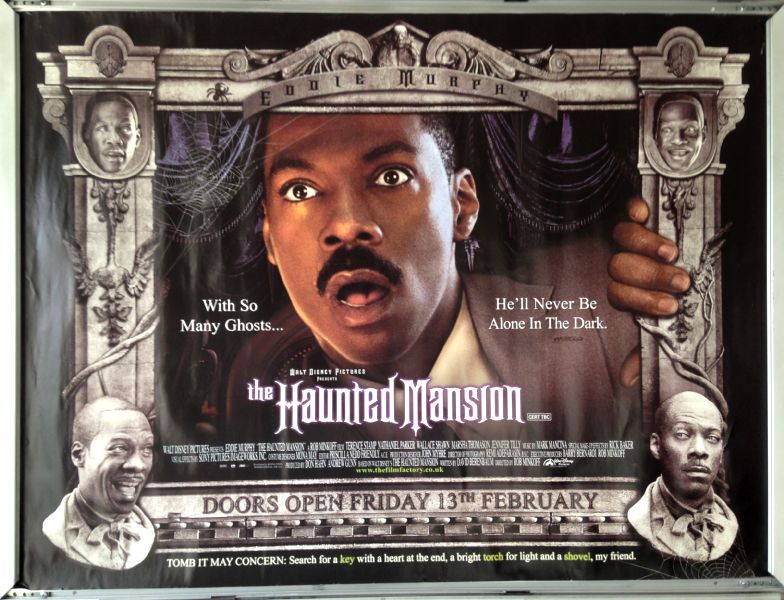 Cinema Poster: HAUNTED MANSION, THE 2003 (Main Quad) Eddie Murphy Cinema Poster: HAUNTED MANSION, THE 2003 (Main Quad) Eddie Murphy