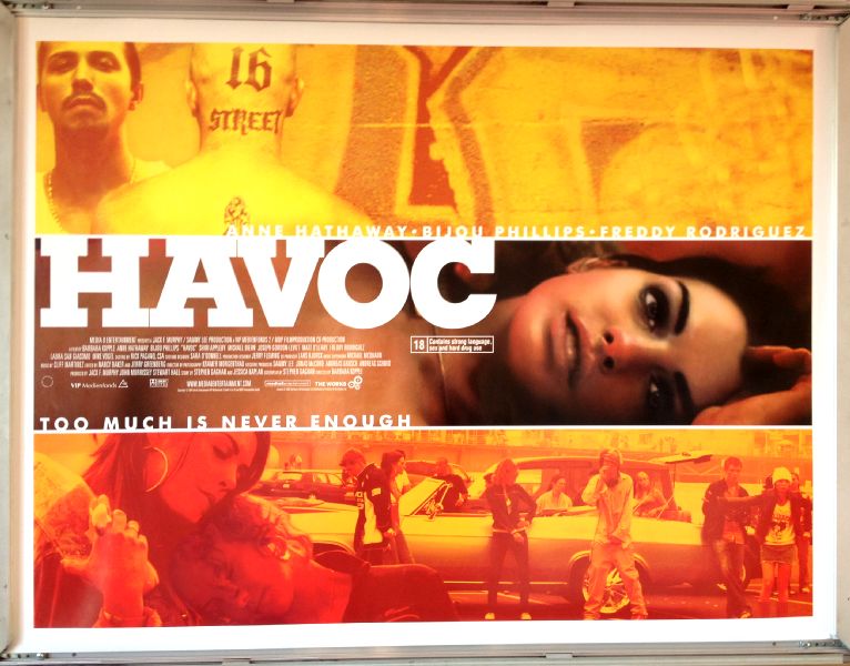 Cinema Poster: HAVOC 2006 (Quad) Anne Hathaway Freddy Rodrguez Michael Biehn