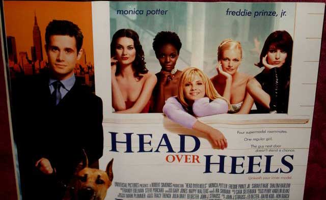 HEAD OVER HEELS: UK Quad Film Poster HEAD OVER HEELS: UK Quad Film Poster