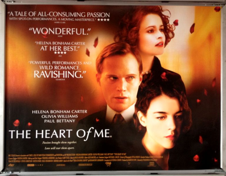 Cinema Poster: HEART OF ME, THE 2003 (Quad) Helena Bonham Carter Olivia Williams Cinema Poster: HEART OF ME, THE 2003 (Quad) Helena Bonham Carter Olivia Williams