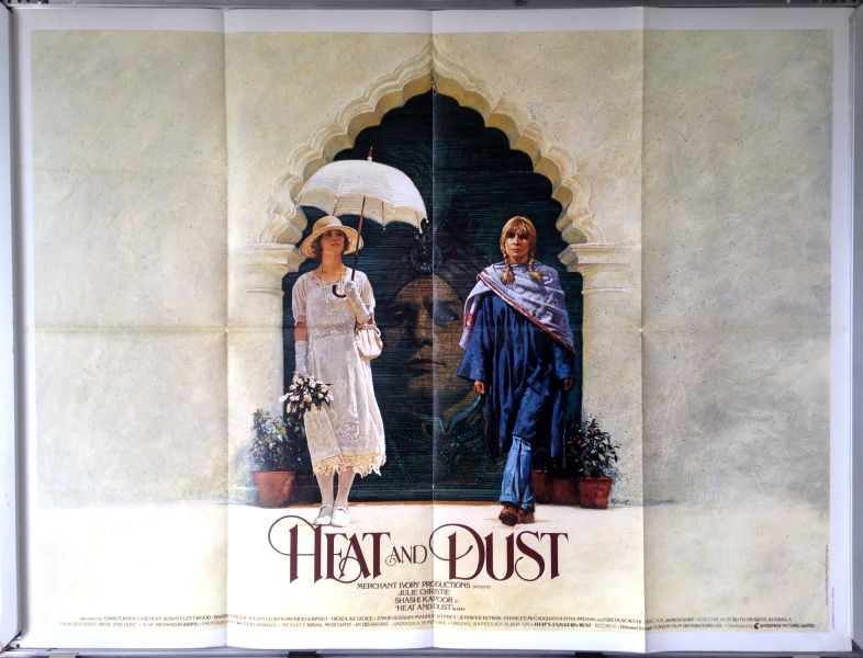 Cinema Poster: HEAT AND DUST 1983 (Quad) Julie Christie Greta Scacchi