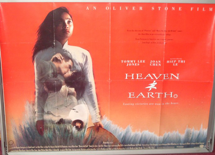 HEAVEN & EARTH: UK Quad Film Poster HEAVEN & EARTH: UK Quad Film Poster