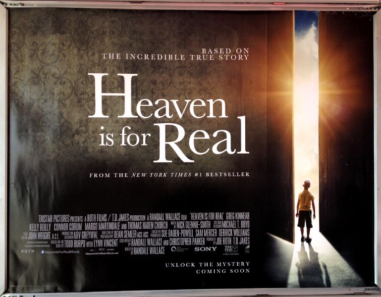 Cinema Poster: HEAVEN IS FOR REAL 2014 (Quad) Greg Kinnear Kelly Reilly