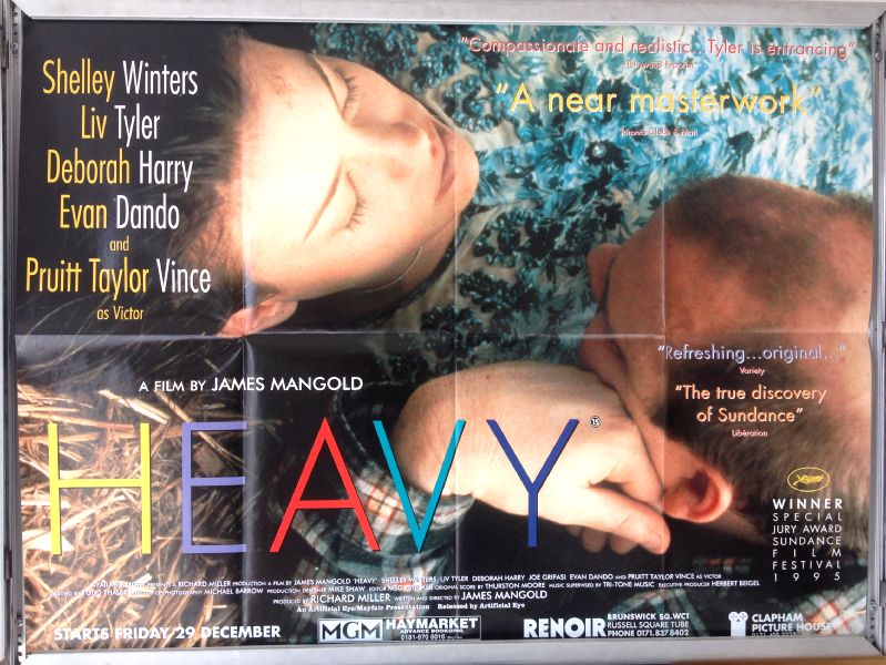 Cinema Poster: HEAVY 1995 (Quad) Pruitt Taylor Vince Shelley Winters Liv Tyler 
